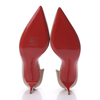 Christian Louboutin Patent Iriza 70 Pumps 38 Nude 5 of 10