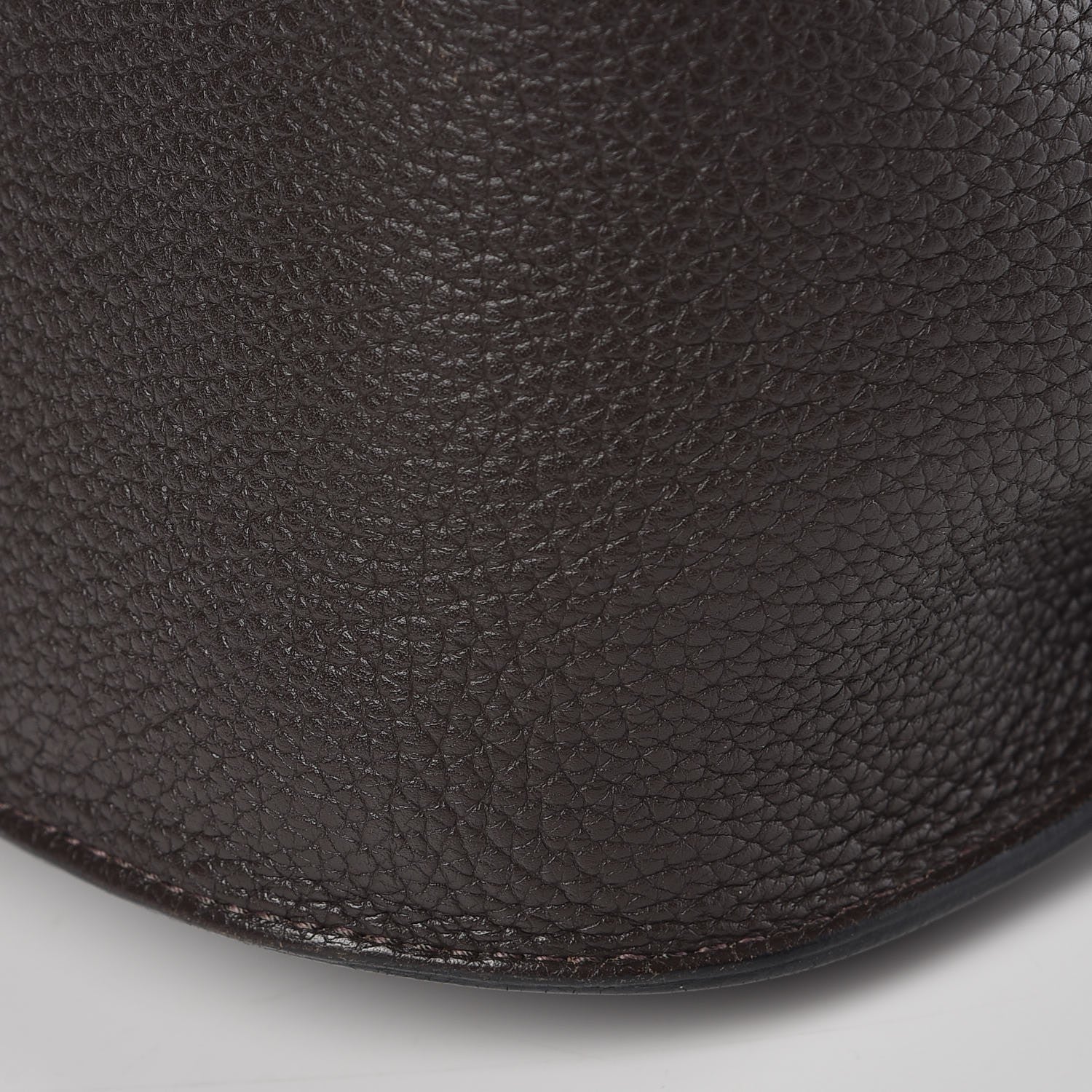 Hermes Taurillon Clemence Jypsiere 28 Chocolate 13 of 14