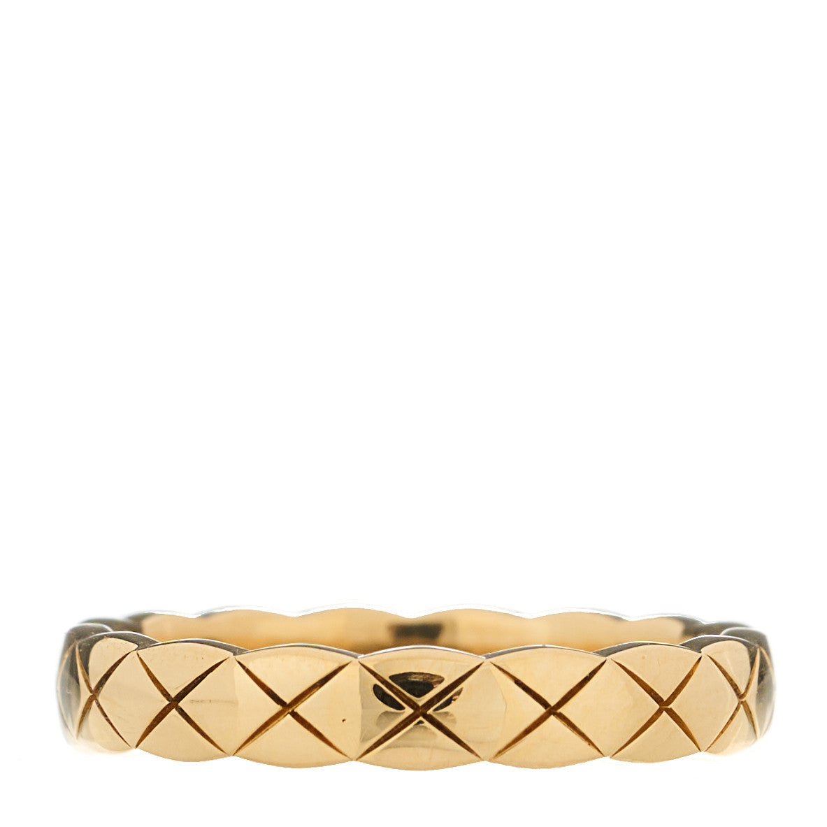 18K Yellow Gold Mini Coco Crush Ring 49 4.75