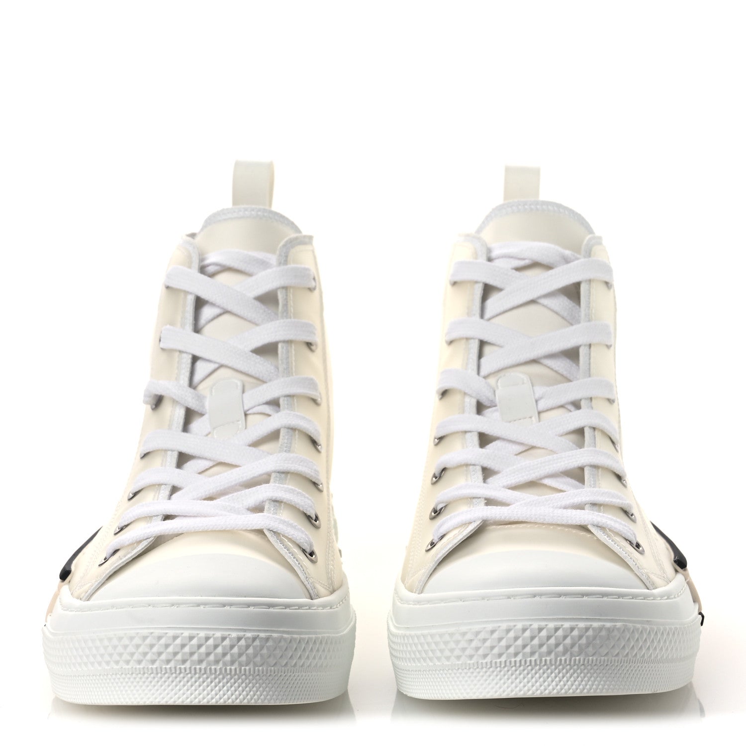 Christian Dior Canvas Mens B23 High Top Sneakers 42.5 White 3 of 11