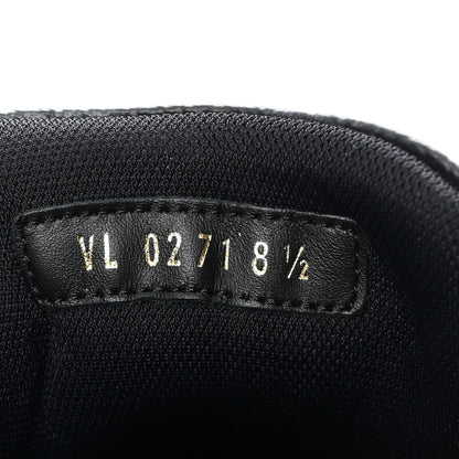 Louis Vuitton Calfskin Monogram Eclipse Mens LV Trainer Sneakers 8.5 Black 8 of 9