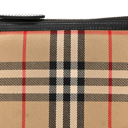 Burberry Vintage Check Calfskin Olympia Slim Pouch Archive Beige 8 of 13