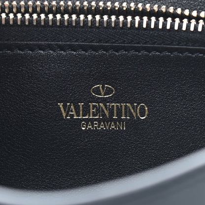 Valentino Garavani Calfskin Rockstud Phone Case With Chain Black 5 of 9