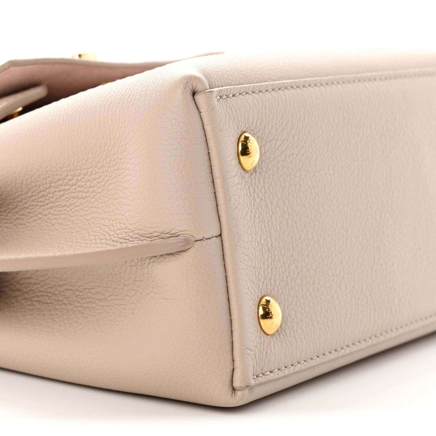 Louis Vuitton Soft Calfskin Mini Lockme Ever Greige 9 of 11