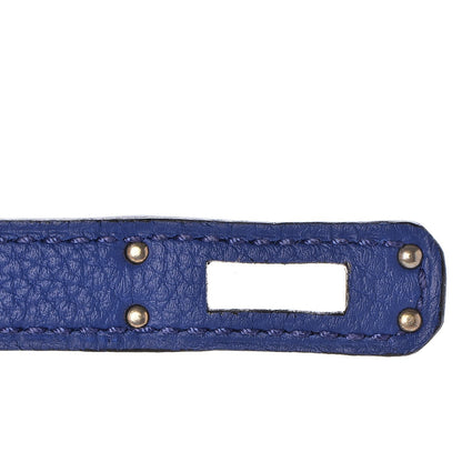 Hermes Togo Birkin 25 Bleu Electrique 7 of 34
