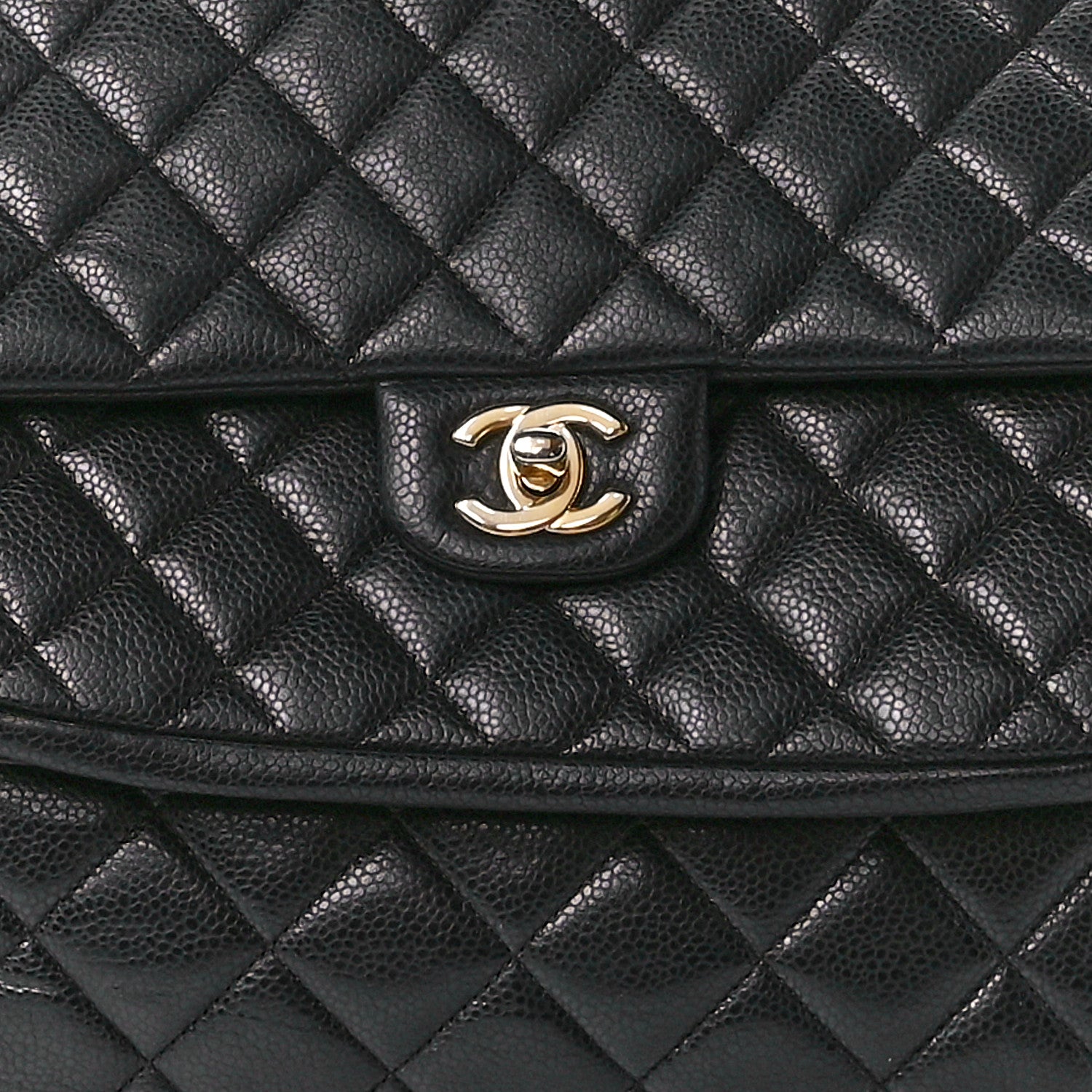 Chanel Caviar Quilted Flap Tote Black 9 of 12