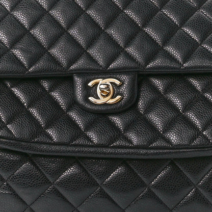 Chanel Caviar Quilted Flap Tote Black 9 of 12