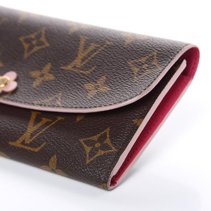 Louis Vuitton Monogram Bloom Flower Emilie Wallet 9 of 12