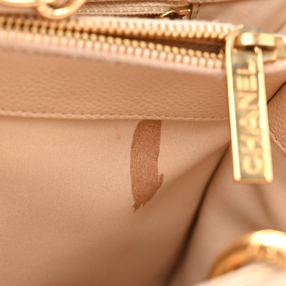 Chanel Caviar Quilted Grand Shopping Tote GST Beige Clair 8 of 13