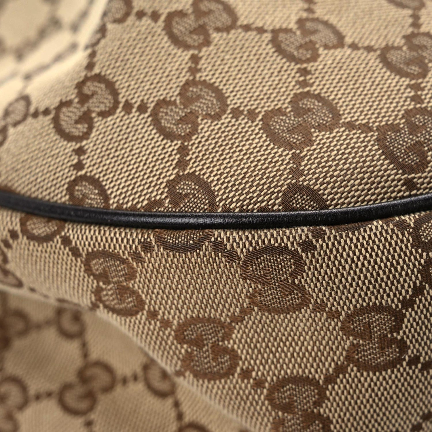 Gucci Monogram Medium Sukey Hobo Dark Brown 8 of 13