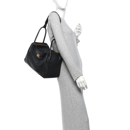 Hermes Taurillon Clemence Lindy 34 Black 2 of 10