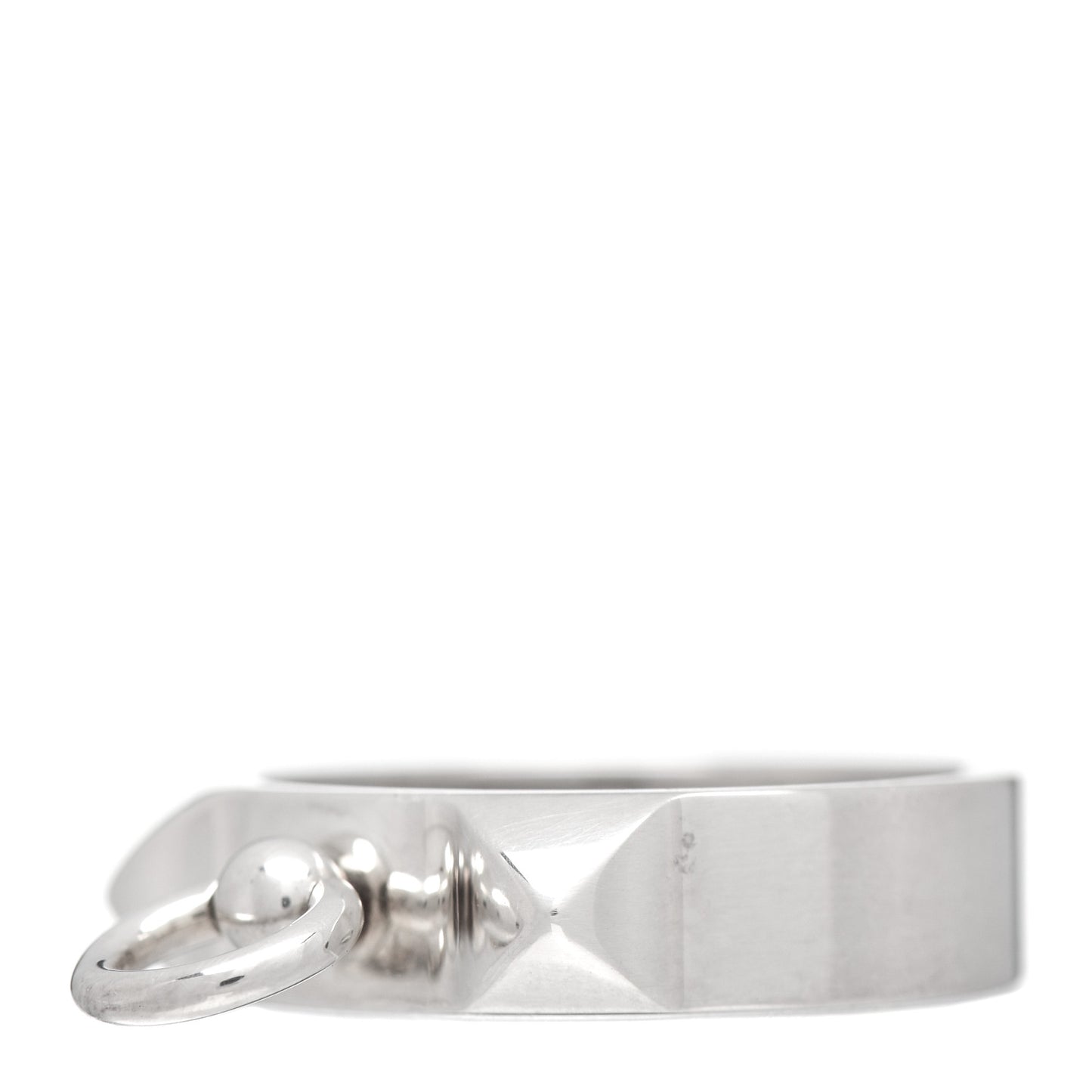Sterling Silver PM Collier De Chien Ring 51 5.75