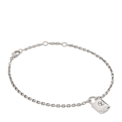 Louis Vuitton Sterling Silver Lockit Bracelet 1 of 4