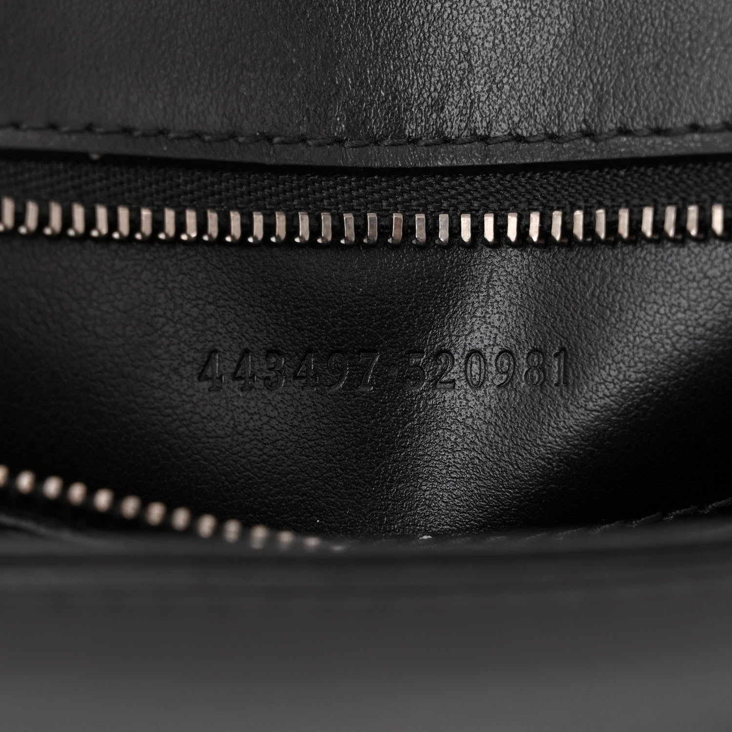 Gucci Calfskin Matelasse Monochrome Small GG Marmont Shoulder Bag Black 7 of 10