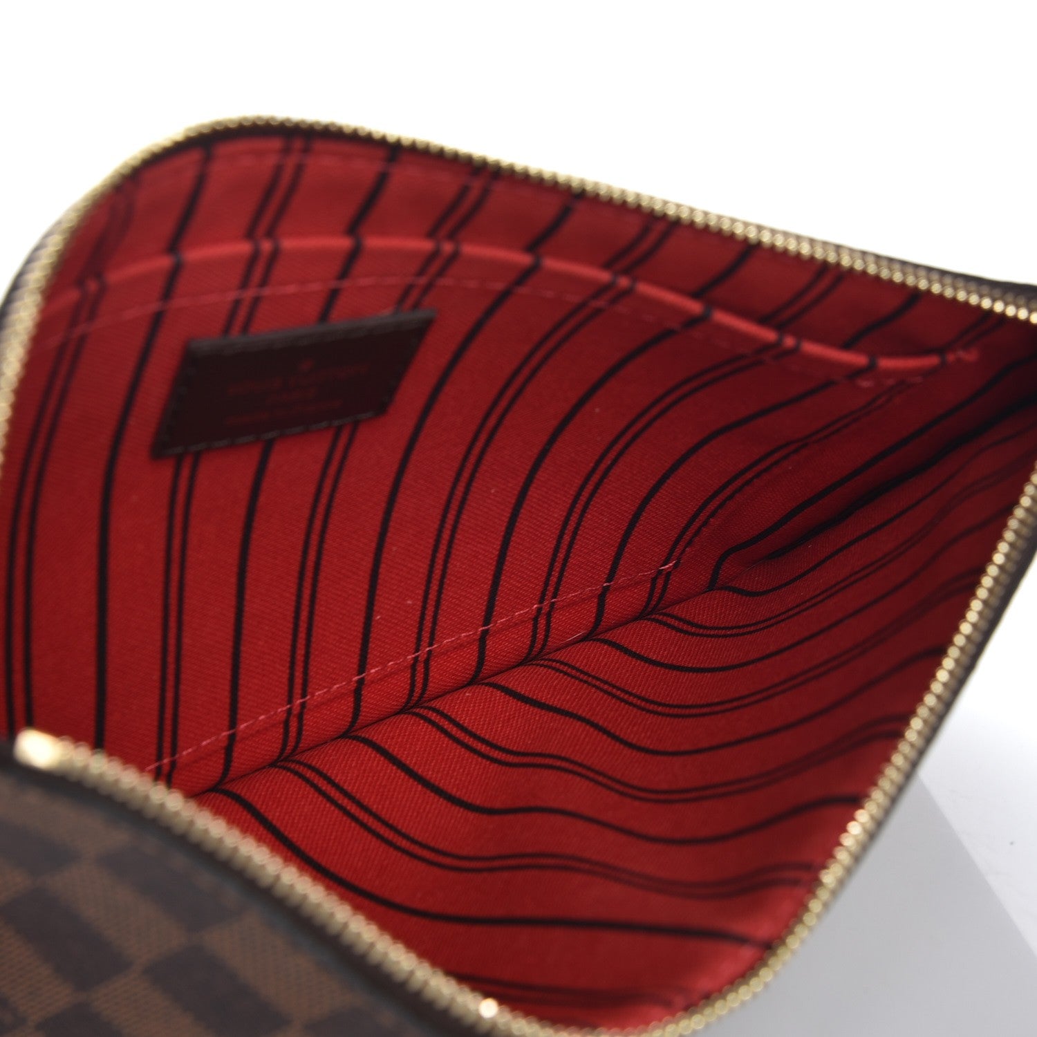 Louis Vuitton Damier Ebene Neverfull MM GM Pochette 5 of 7