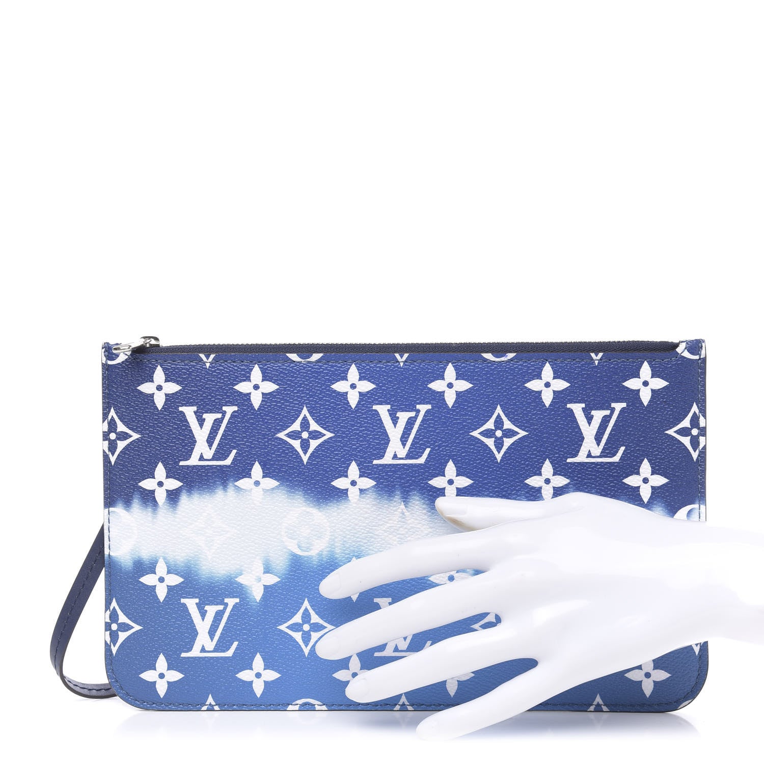 Louis Vuitton Monogram Escale Neverfull MM GM Pochette Blue 2 of 8