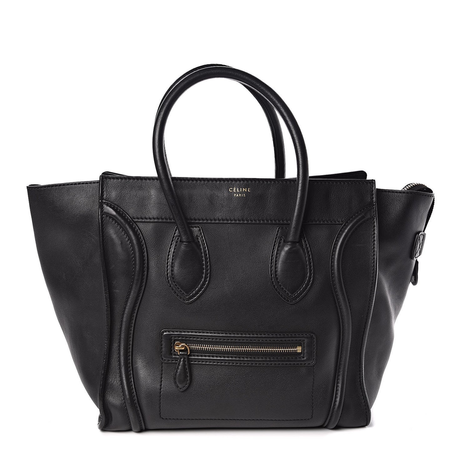 Smooth Calfskin Mini Luggage Black
