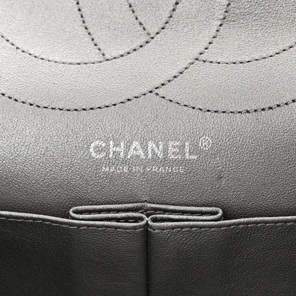 Chanel Metallic Aged Calfskin Quilted 2.55 Reissue 227 Flap Argent Fonce 6 of 10