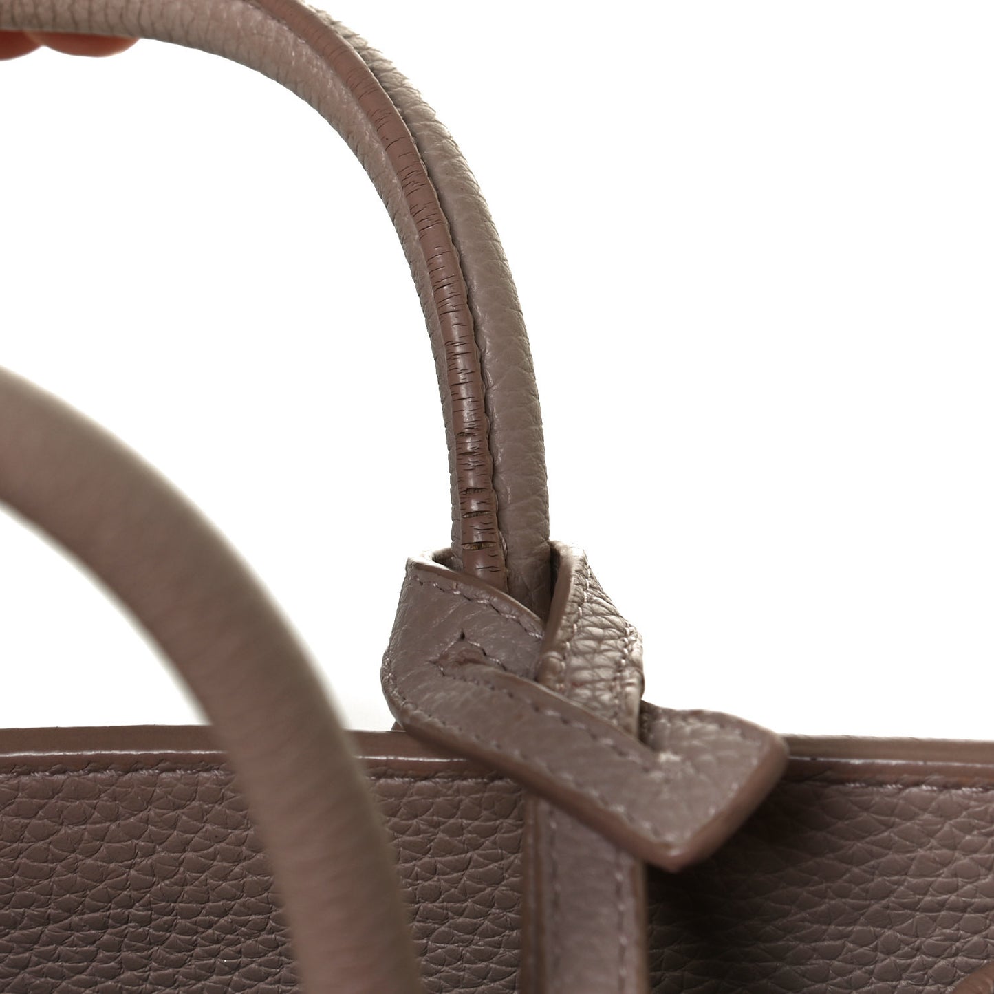 Grained Calfskin Nano Sac De Jour Souple Nude