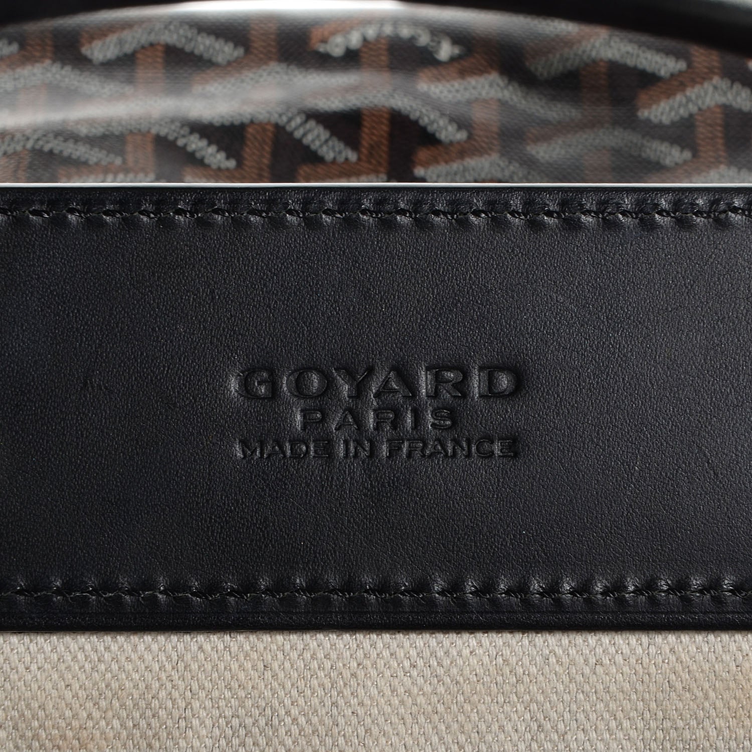 Goyard Goyardine Bellechasse GM Tote Black 6 of 8