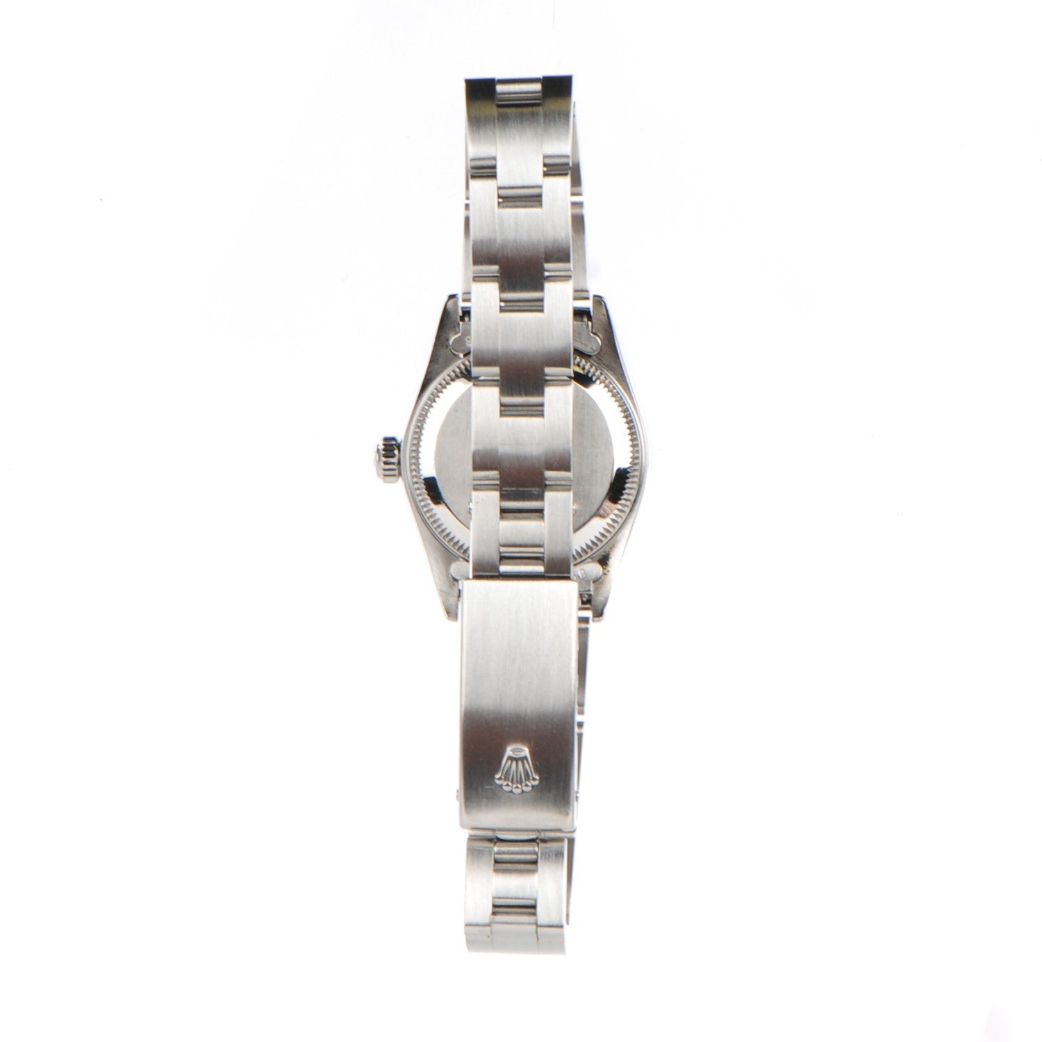 Rolex Stainless Steel 24mm Oyster Perpetual Watch Pink 76080 3 of 6