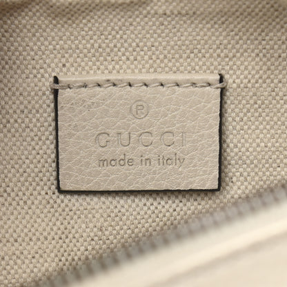 Gucci Grained Calfskin Small Logo Belt Bag White 6 of 12