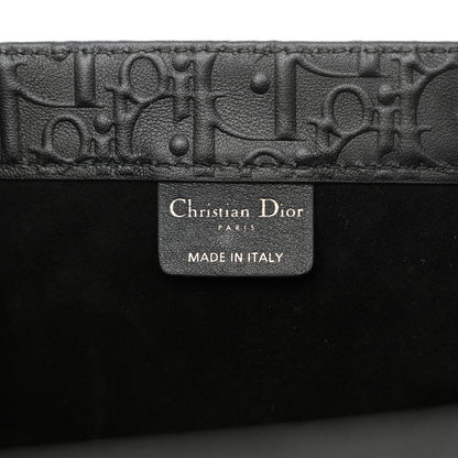 Christian Dior Oblique Calfskin Embossed Medium Book Tote Black 6 of 10