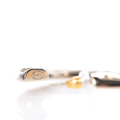 Chanel CC Hoop Earrings Gold 4 of 4
