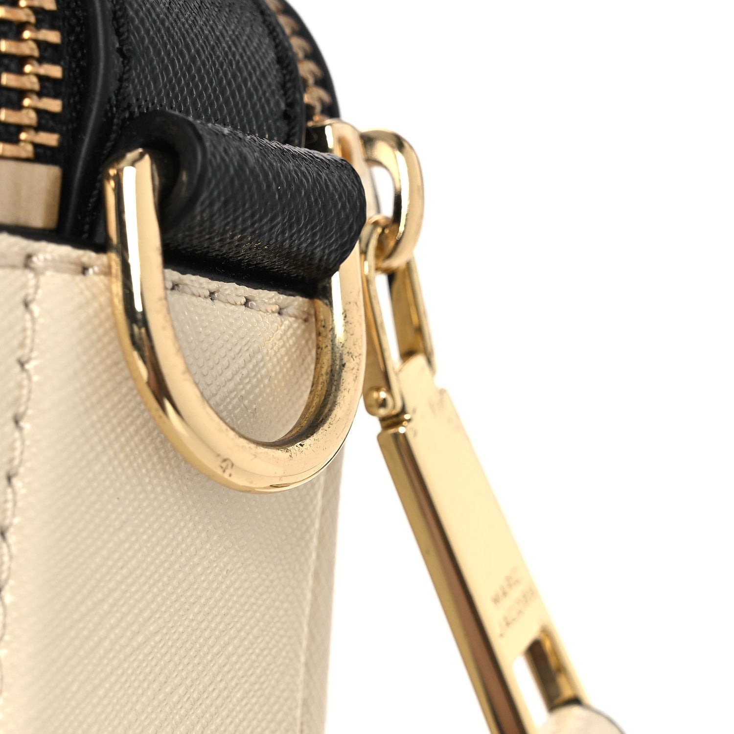 Marc Jacobs Saffiano Small Snapshot Camera Bag Cloud White Multicolor 12 of 12