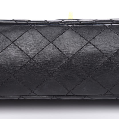 Chanel Aged Calfskin Quilted 2.55 Reissue 225 Flap Black 10 of 12