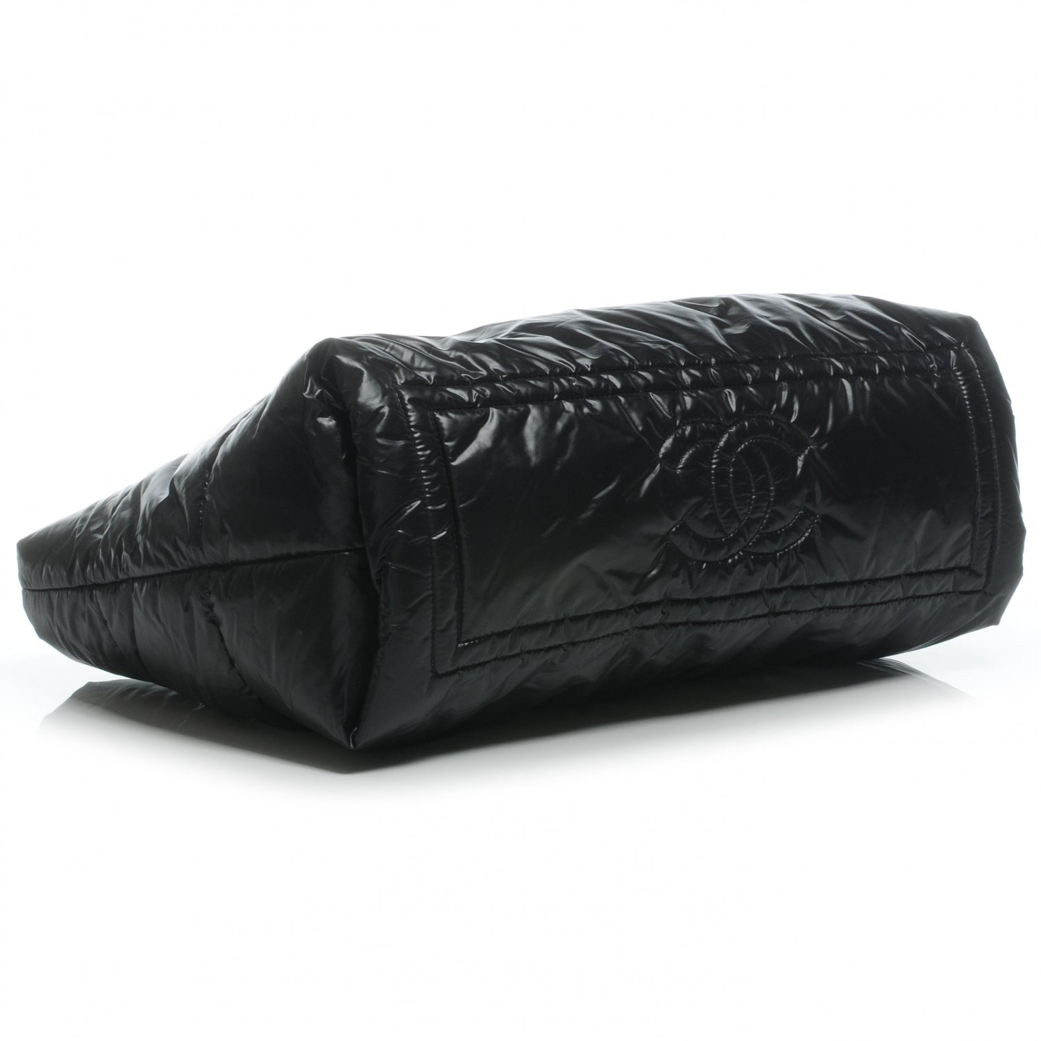 Chanel Nylon Coco Cocoon Medium Reversible Tote Black 4 of 7