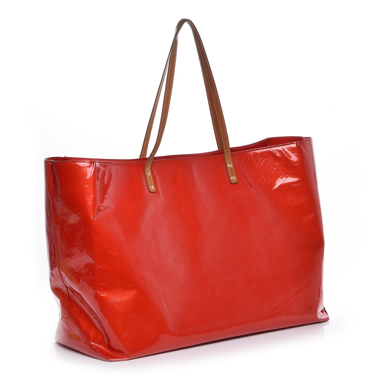 Louis Vuitton Vernis Reade GM Rouge 3 of 13