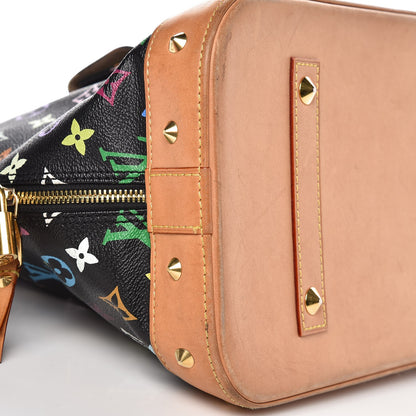 Louis Vuitton Monogram Multicolor Alma GM Black 9 of 15