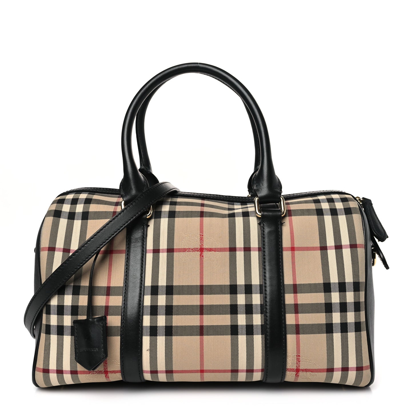 Horseferry Check Medium Alchester Bowling Bag Black