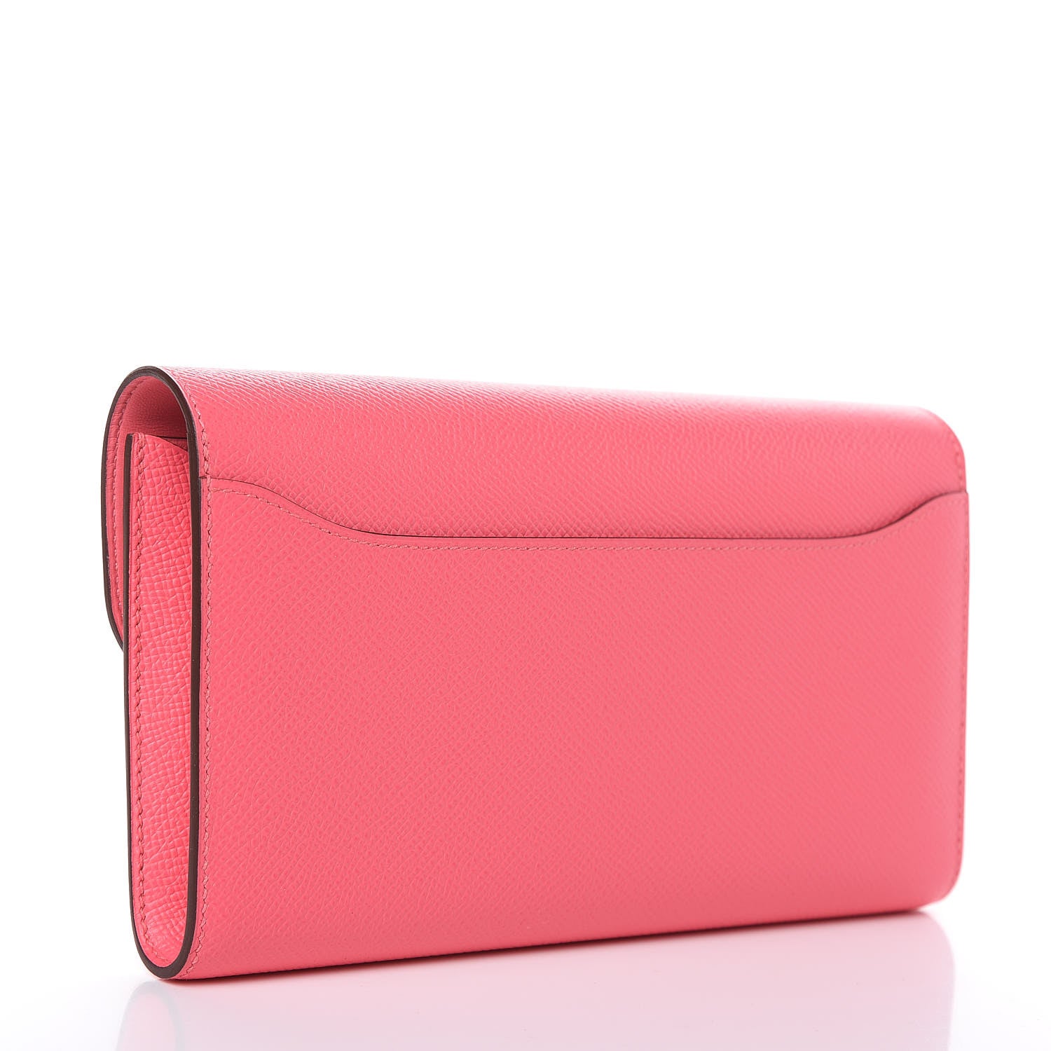 Hermes Epsom Constance Long Wallet Rose Azalee 3 of 10