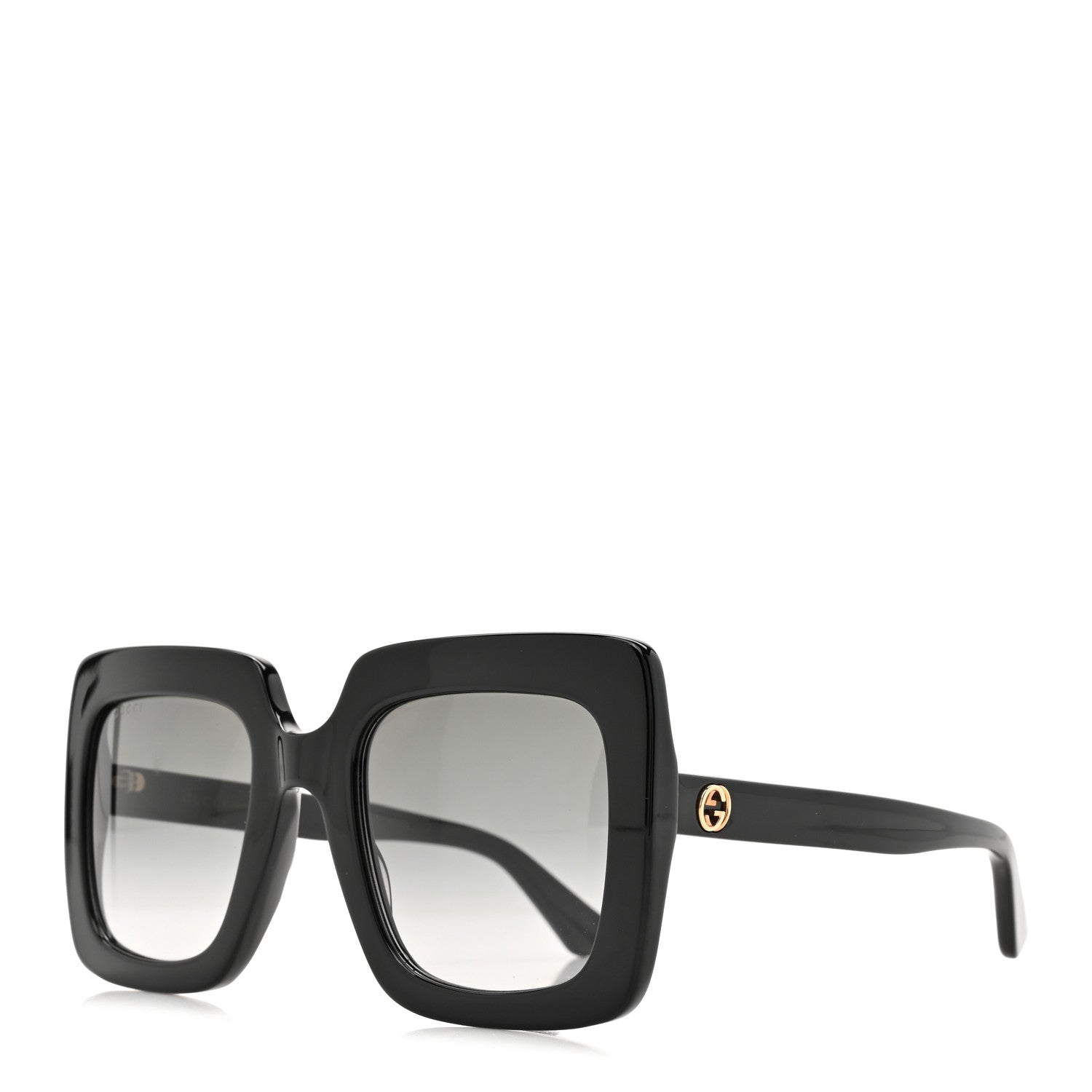 Gucci Acetate Oversize Sunglasses GG0328S Black 1 of 8