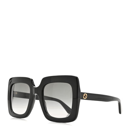 Gucci Acetate Oversize Sunglasses GG0328S Black 1 of 8