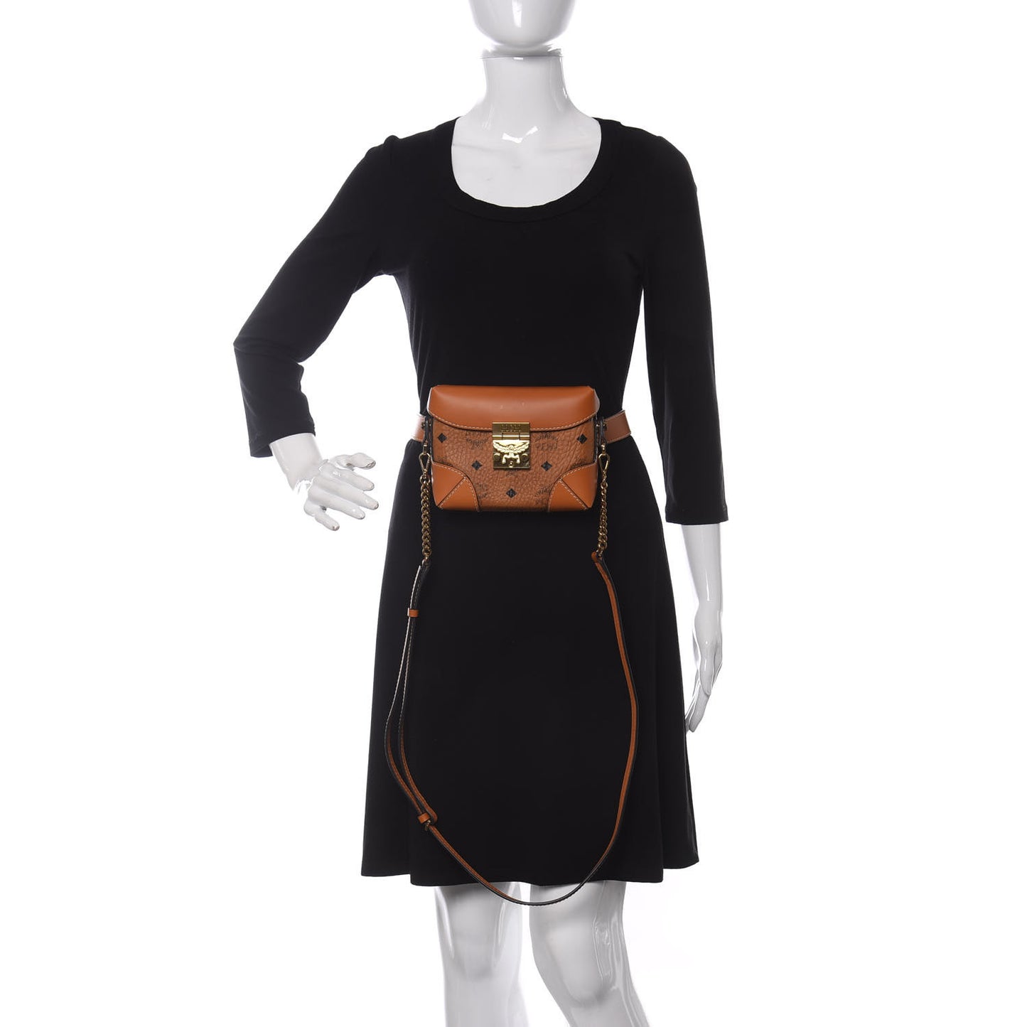 Visetos Soft Berlin Convertible Belt Bag Cognac