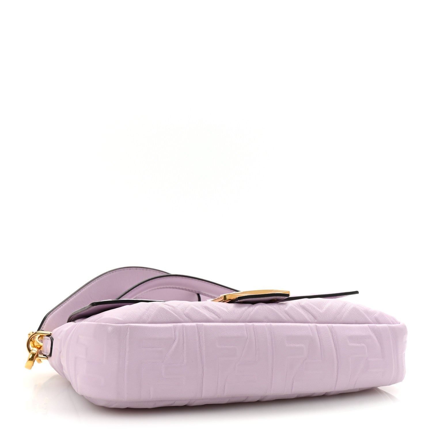 Fendi Nappa FF 1974 Embossed Baguette Anemone 4 of 9