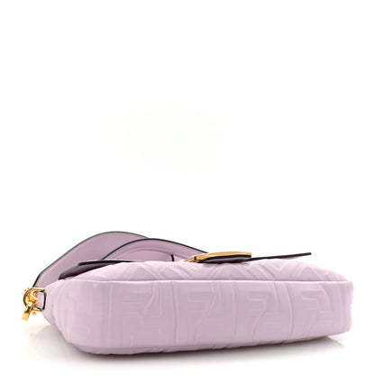Fendi Nappa FF 1974 Embossed Baguette Anemone 4 of 9