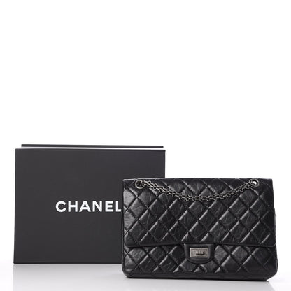 Chanel Aged Calfskin Quilted 2.55 Reissue 226 Flap Black 9 of 9