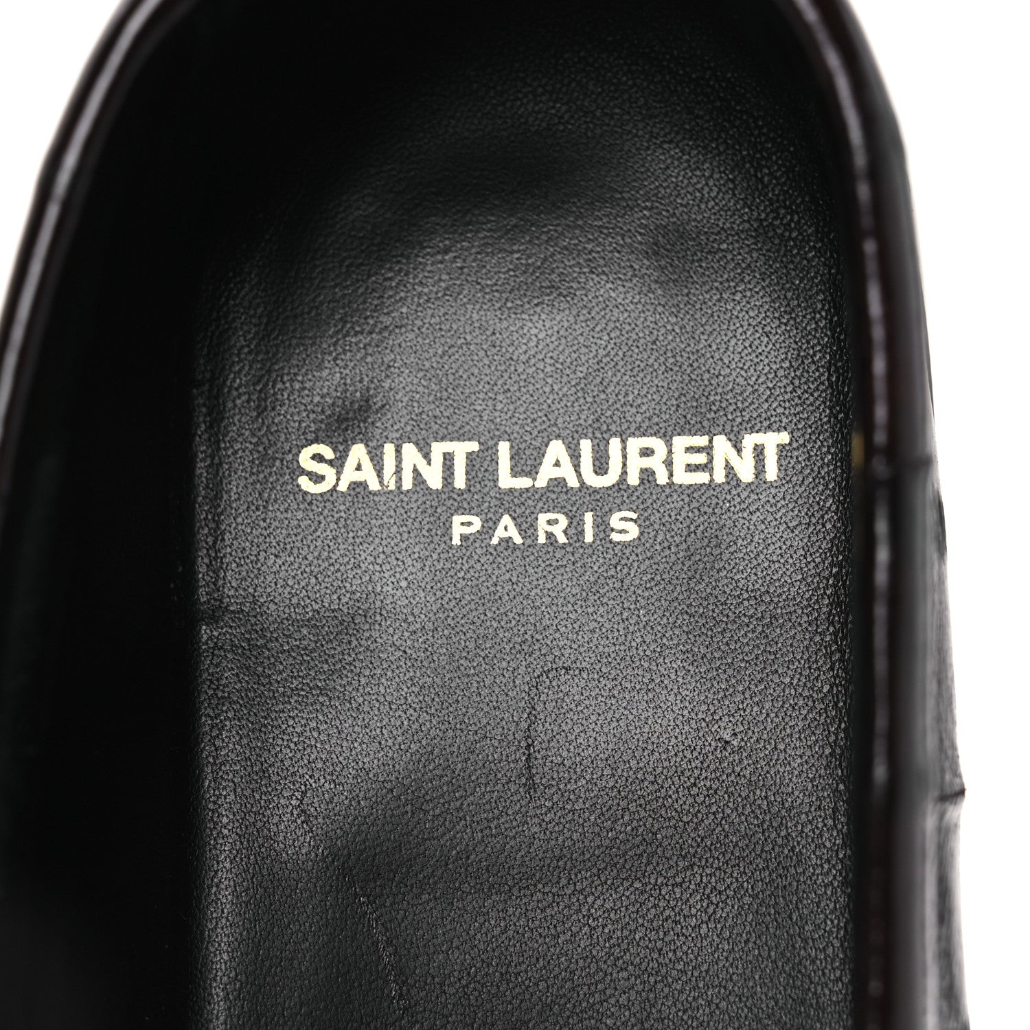 Saint Laurent Supple Eel Le 15 Loafer Penny Slippers 39 Burnt Brown 9 of 10