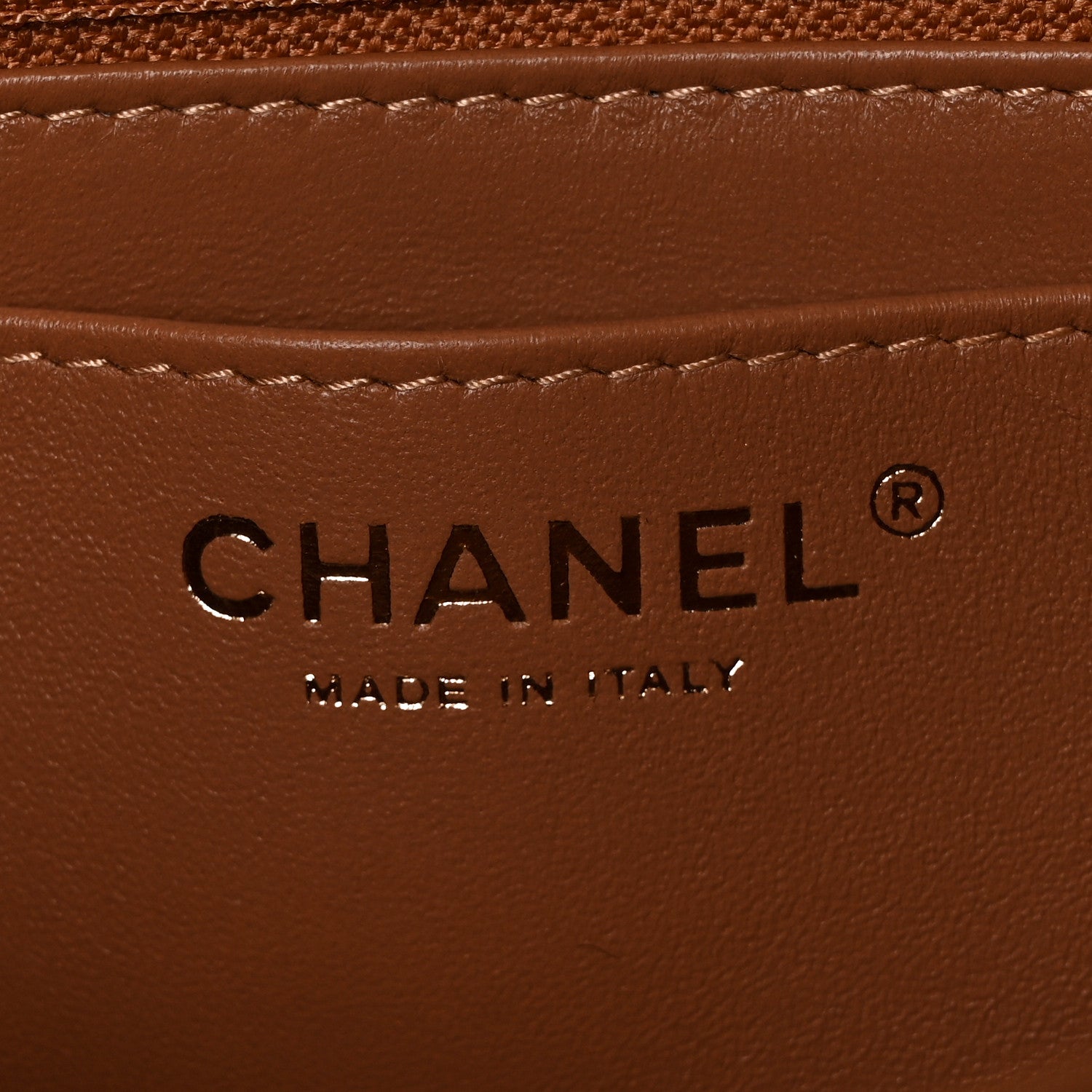 Chanel Lambskin Quilted Mini Rectangular Flap Brown 5 of 8