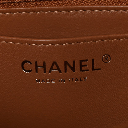 Chanel Lambskin Quilted Mini Rectangular Flap Brown 5 of 8