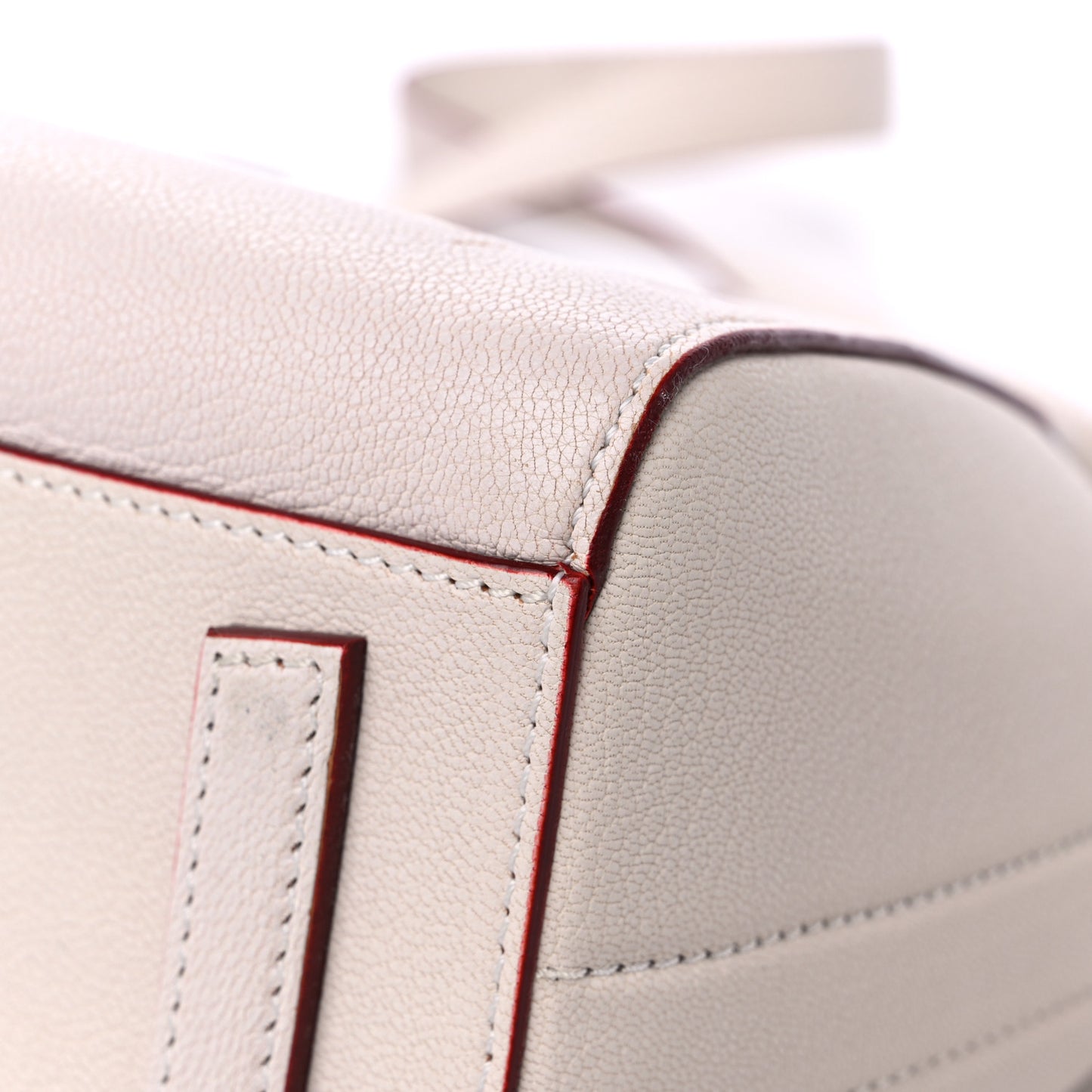 Sugar Goatskin Mini Antigona White