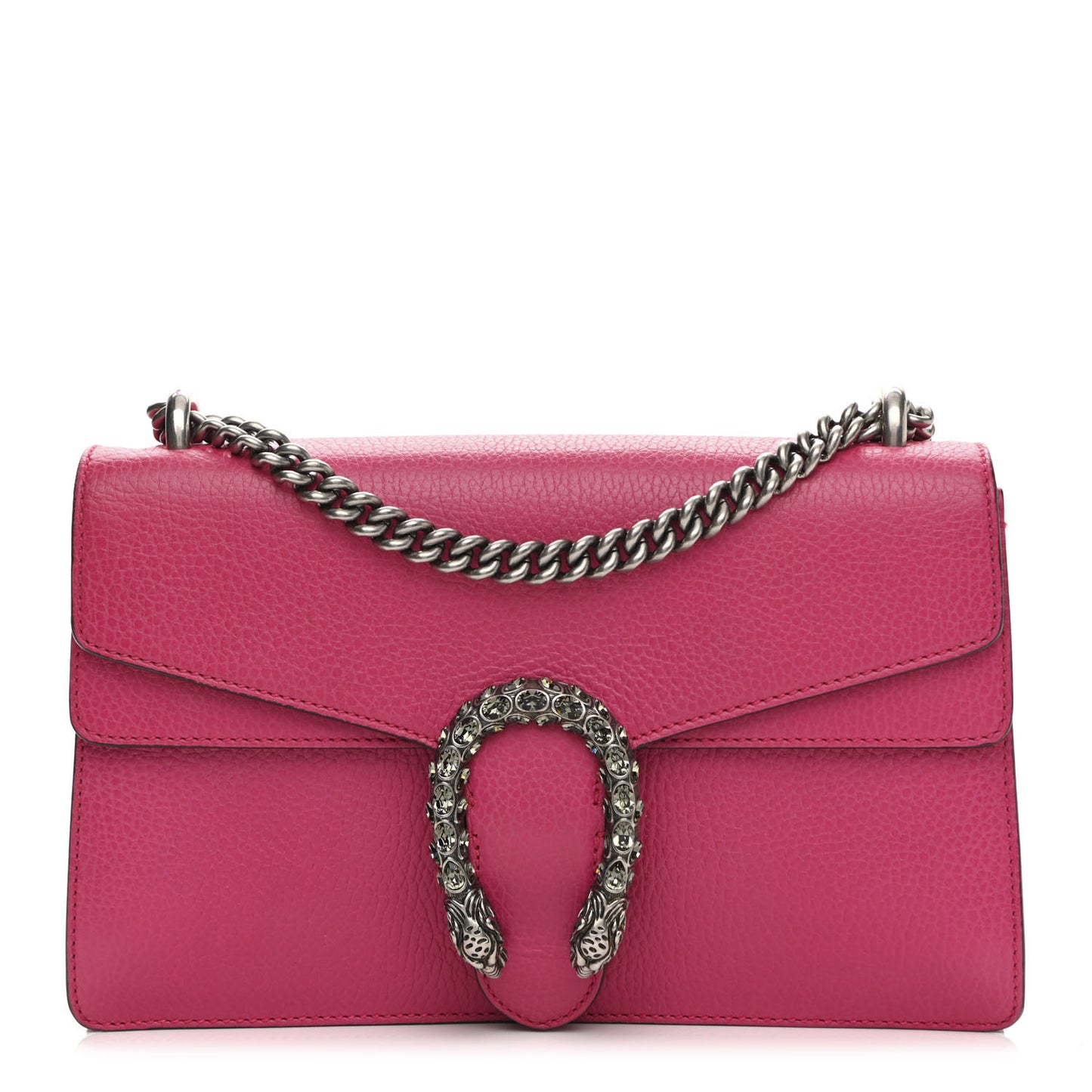 Dollar Calfskin Small Dionysus Shoulder Bag Box Pink