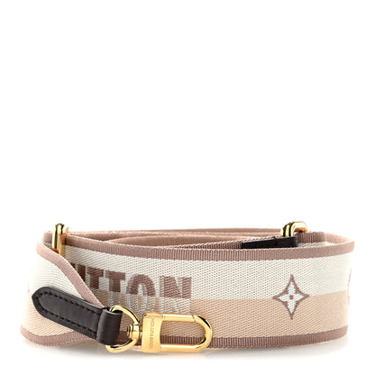 Louis Vuitton Jacquard Speedy Bandouliere 20 Shoulder Strap Beige Brown 1 of 3