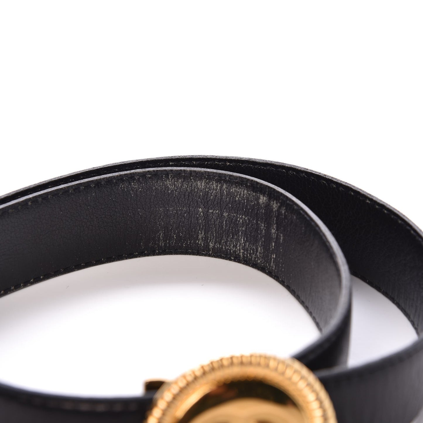 Lambskin CC Medallion Belt 85 34 Black