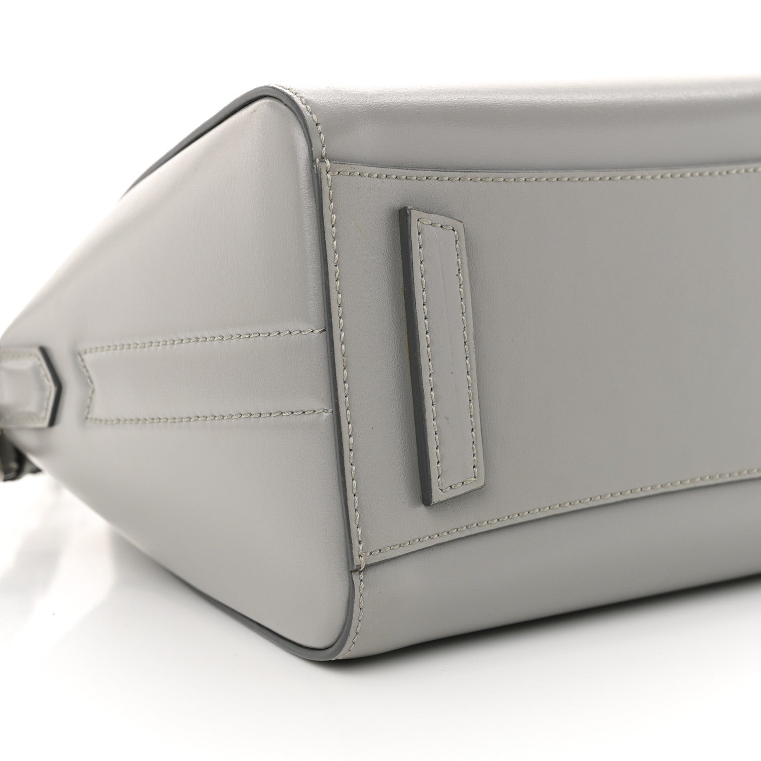 Givenchy Shiny Lord Calfskin Mini Antigona Pearl Grey 9 of 13