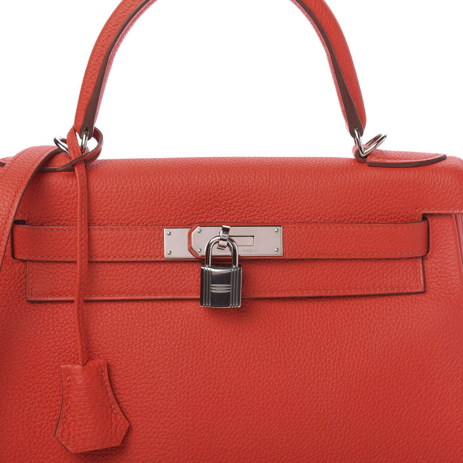 Hermes Togo Kelly Retourne 28 Geranium 11 of 14